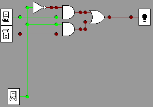 d0=1, d1=0, control choosing d1